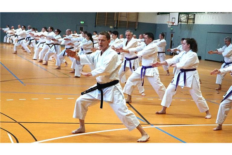 Karate-Training in Oberhof – nicht in Paris.