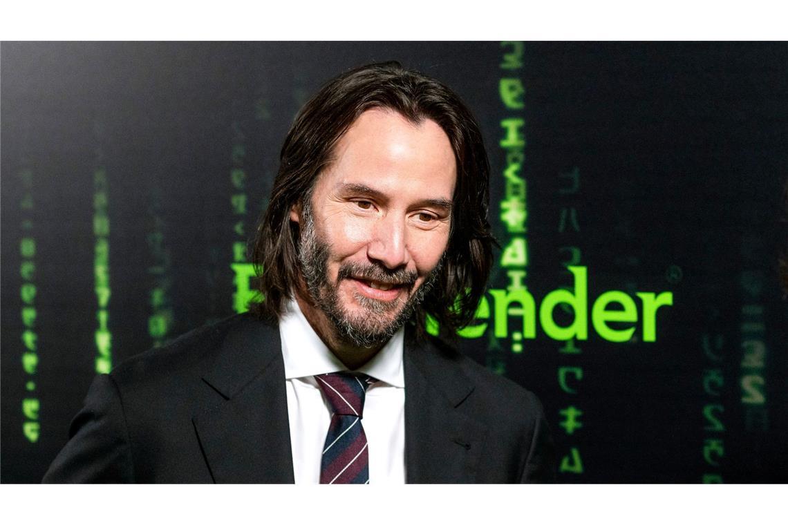 Keanu Reeves spielte den Hacker Neo im Kassenschlager "Matrix".