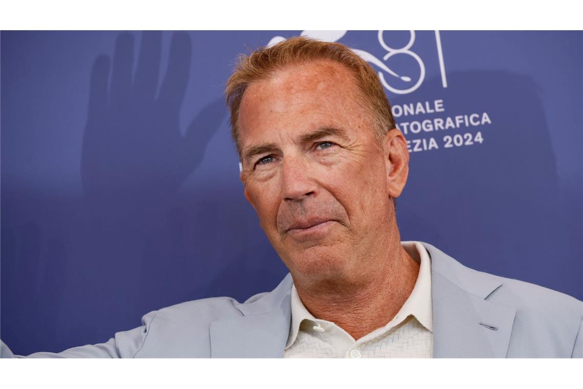 Kevin Costner stellt in Venedig "Horizon: An American Saga (Chapter 2)" vor.