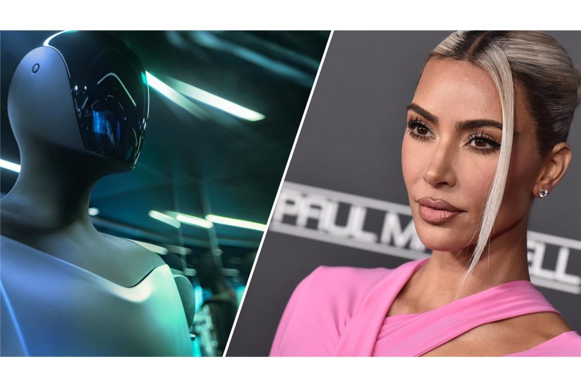 Kim Kardashian hat einen neuen Freund: Tesla-Roboter Optimus.