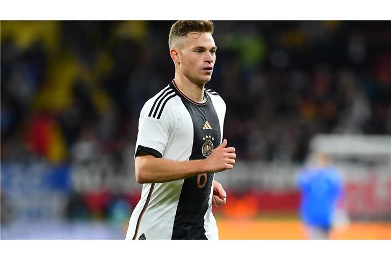 Kimmich wird das DFB-Team am Samstag in Düsseldorf gegen Ungarn in der Nations League anführen.(Archivbild)