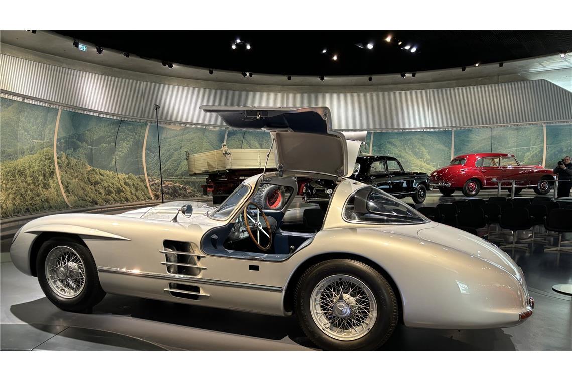 Klassischer Hingucker im Mercedes-Benz-Museum