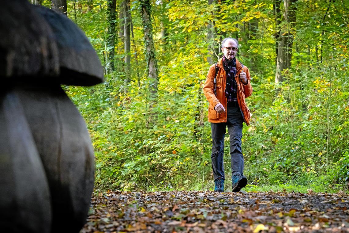 Klaus Becker hat fleißig Kilometer gesammelt. Foto: Alexander Becher