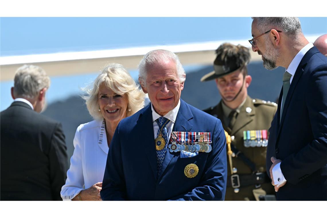 König Charles und Königin Camilla bei ihrem Australien-Besuch.