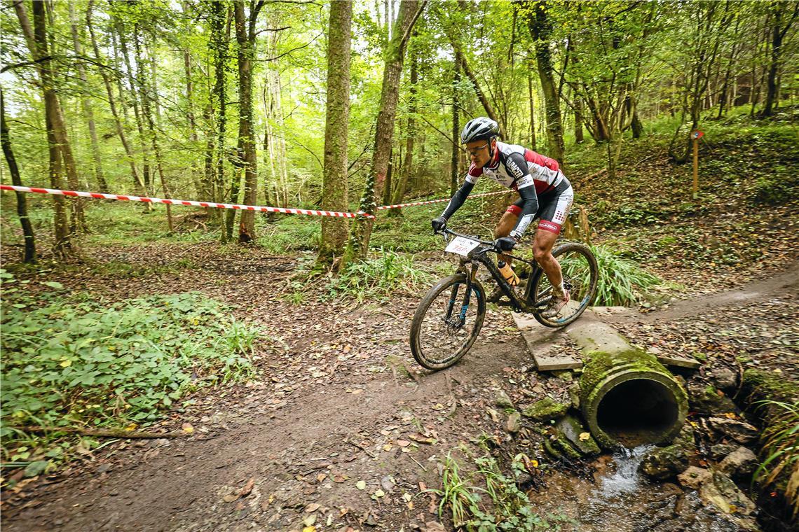 Konrad Gruber aus Weissach im Tal absolviert drei Runden und belegt Platz 17.