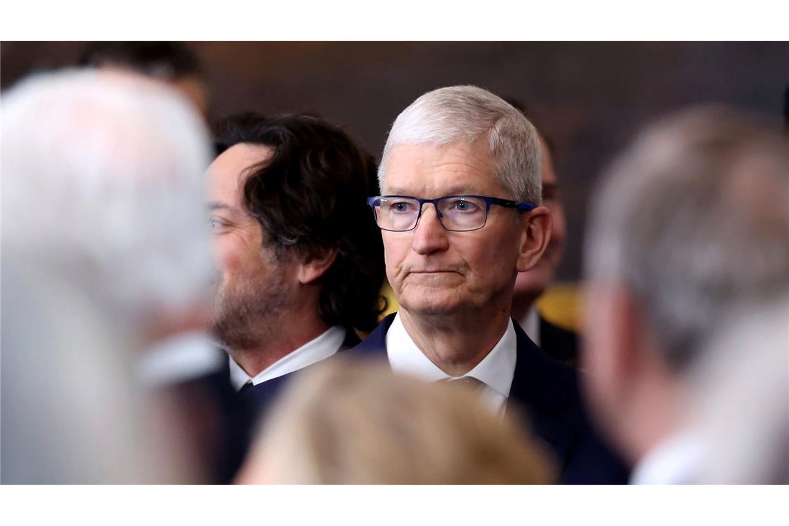 Kündigt nach seinem Treffen mit Trump ein 500 Milliarden Dollar schweres Investitionsprogramm an: Apple-Chef Tim Cook. (Archivbild)