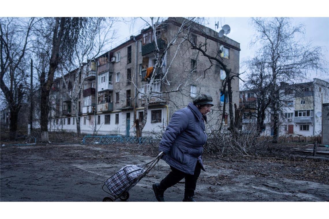 Kupjansk gilt als strategisch wichtiger Eisenbahnknoten. Die Ukrainer konnten das Gebiet nach monatelanger Besatzung im Herbst 2022 befreien. (Archivbild)