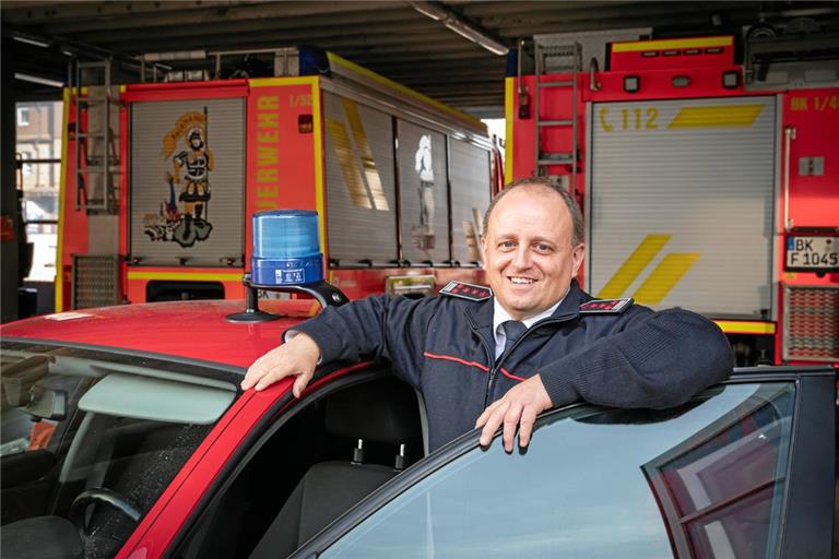 Kurzes Gastspiel: Feuerwehrkommandant Thomas Rohnacher war nur zwei Jahre in Backnang.