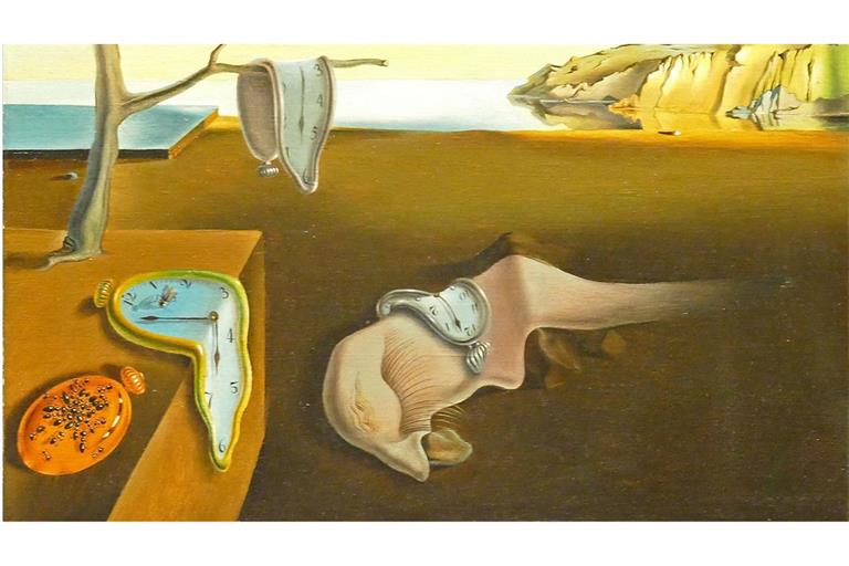 „La persistencia de la memori“ – „Die Beständigkeit der Erinnerung“: Eines der bedeutendsten Werke von Salvador Dali (1904-1989) im Museum 0f Modern Art in New York City.