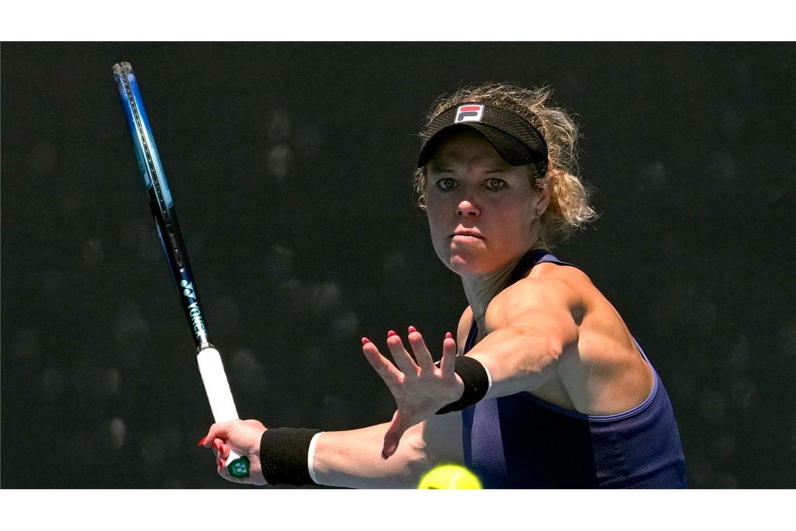 Laura Siegemund kämpfte auch in der ersten Runde der Australian Open um jeden Ball.