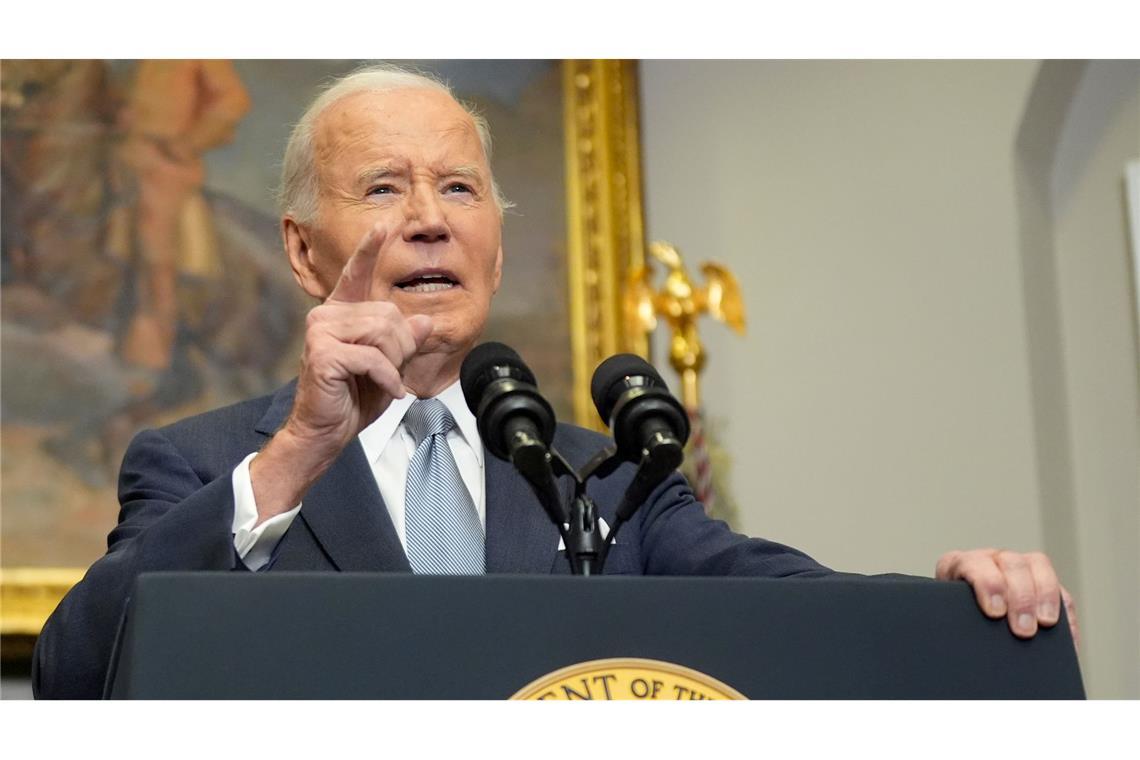 Laut US-Präsident Biden werden amerikanische Soldaten bis auf Weiteres in Syrien bleiben.