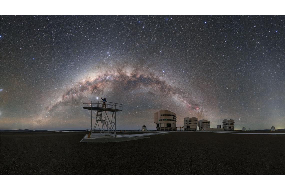 Lichtverschmutzung bedroht die Arbeit des Observatoriums auf dem chilenischen Berg Cerro Paranal.