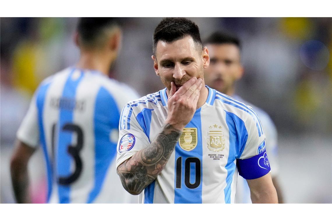 Lionel Messi ist angeschlagen, soll aber im Halbfinale der Copa América gegen Kanada spielen.