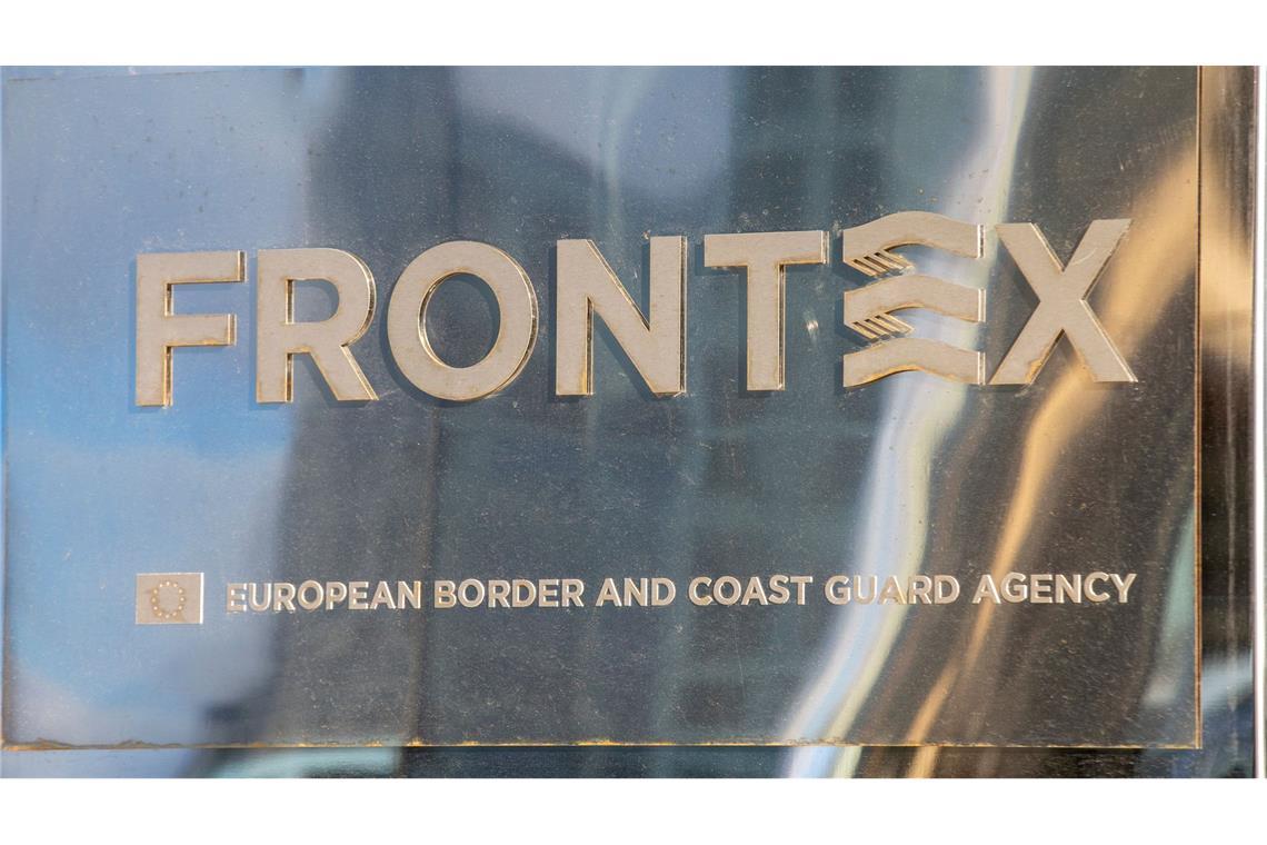 Logo der EU-Grenzschutzagentur Frontex. (Archivbild)