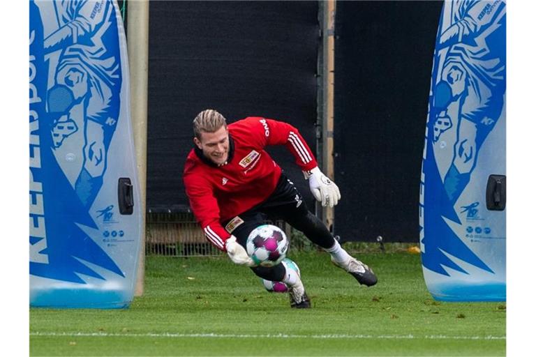 Loris Karius, neuer Torwart beim 1. FC Union Berlin. Foto: Christophe Gateau/dpa