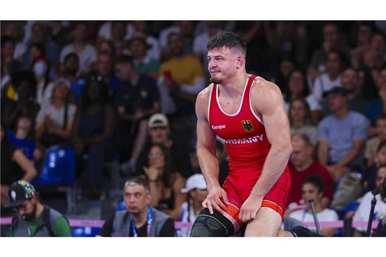 Lucas Lazogianis feierte in Paris sein Olympia-Debüt.