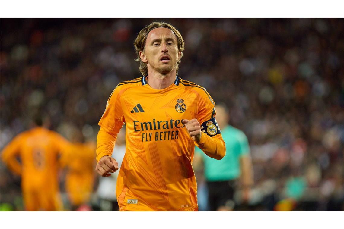 Luka Modric traf zum 1:1 in Valencia.