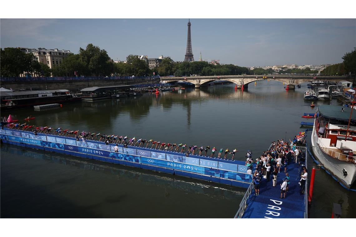 Macht bei Olympia Probleme: Die Wasserqualität der Seine.