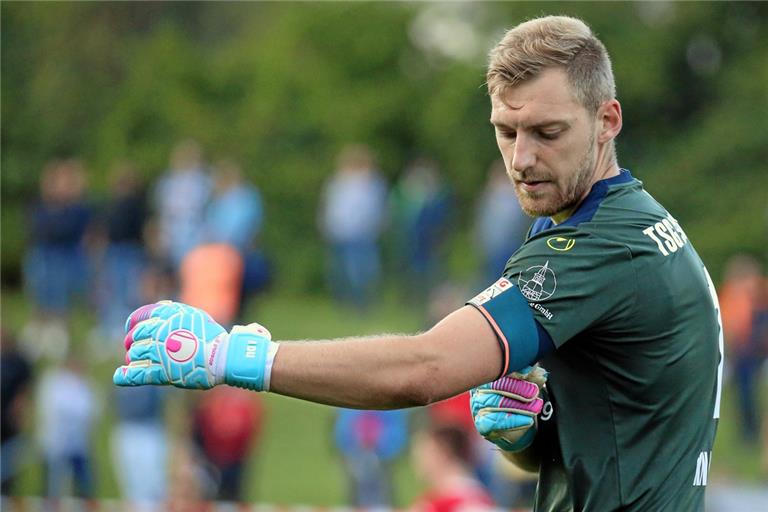 Marcel Knauß sieht zumindest die nächsten zwei Jahre seine Zukunft bei den Oberliga-Fußballern der TSG Backnang. Foto: A. Becher