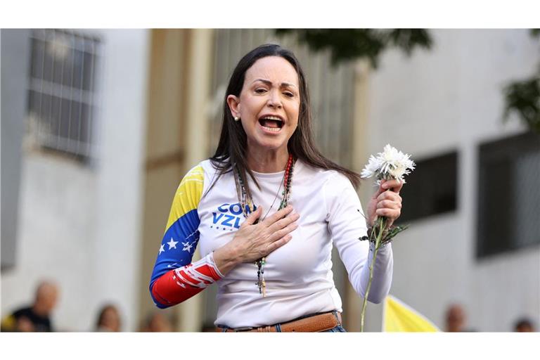 María Corina Machado wurde festgenommen.