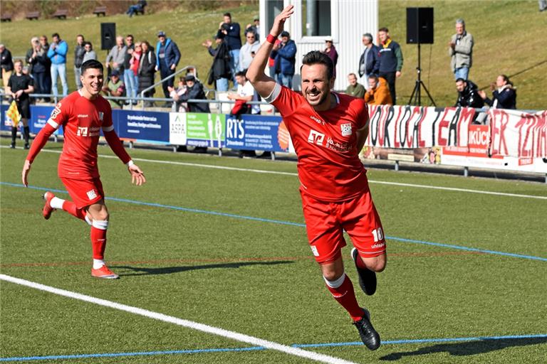 Mario Marinic will auch morgen in Freiberg wie zuletzt im Heimspiel jubeln. Foto: T. Sellmaier