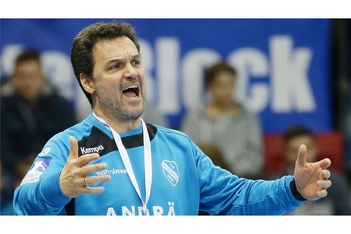 Markus Baur als Coach des TVB Stuttgart