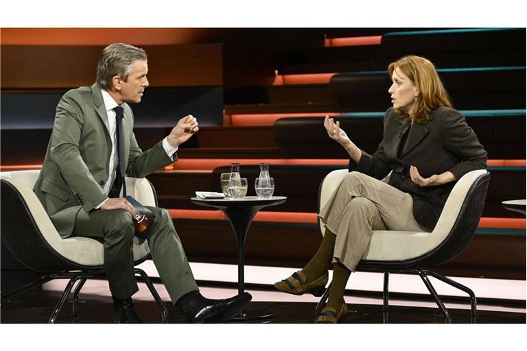 Markus Lanz mir Karien Prien, als die CDU-Politikerin im April diesen Jahres bereits in seiner Talkshow zu Gast war. (Archivbild)