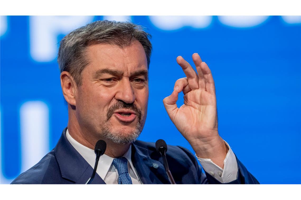 Markus Söder, CSU-Vorsitzender und bayerischer Ministerpräsident, sagt, an vorgezogenen Neuwahlen führe kein Weg vorbei. (Archivfoto)