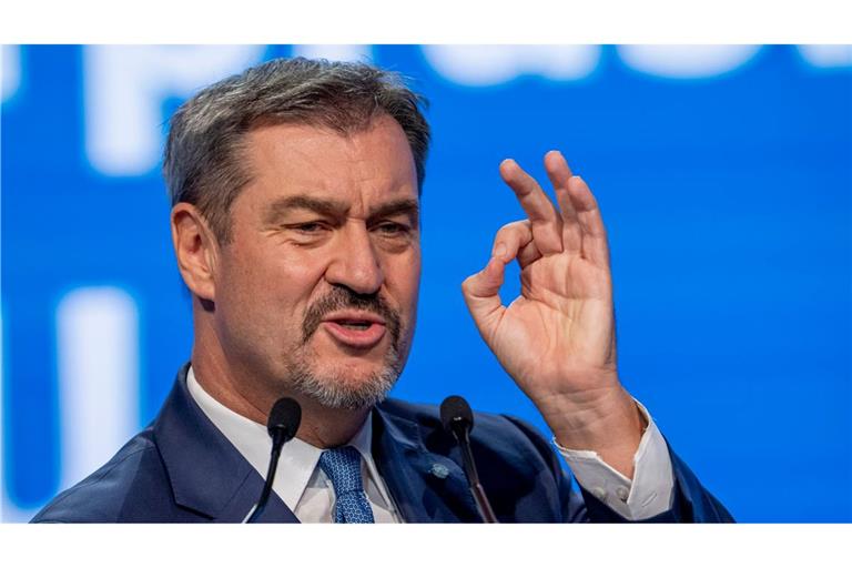 Markus Söder will im bevorstehenden Wahlkampf keine Schlammschlacht. (Archivbild)