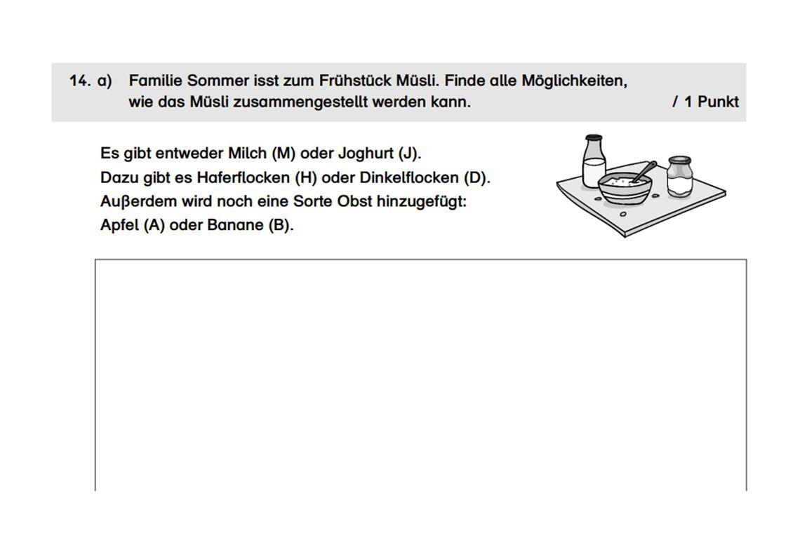 Mathe-Aufgabe von Kompass 4.