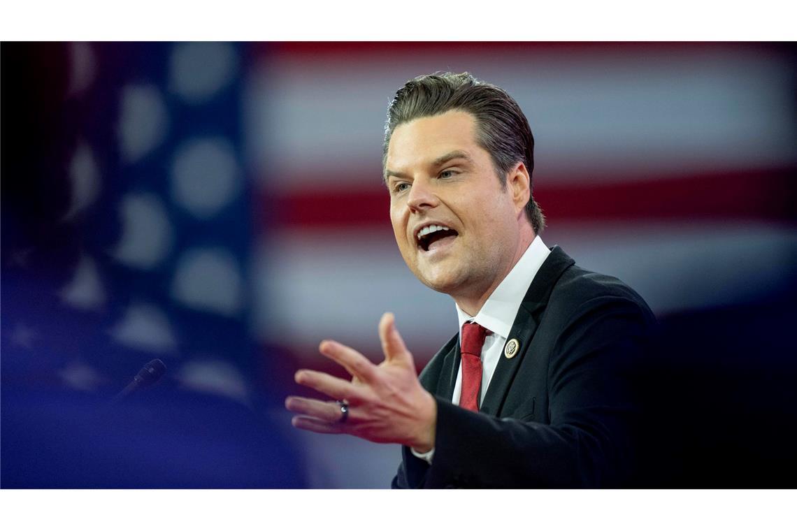 Matt Gaetz soll Justizminister werden. (Acrhibild)