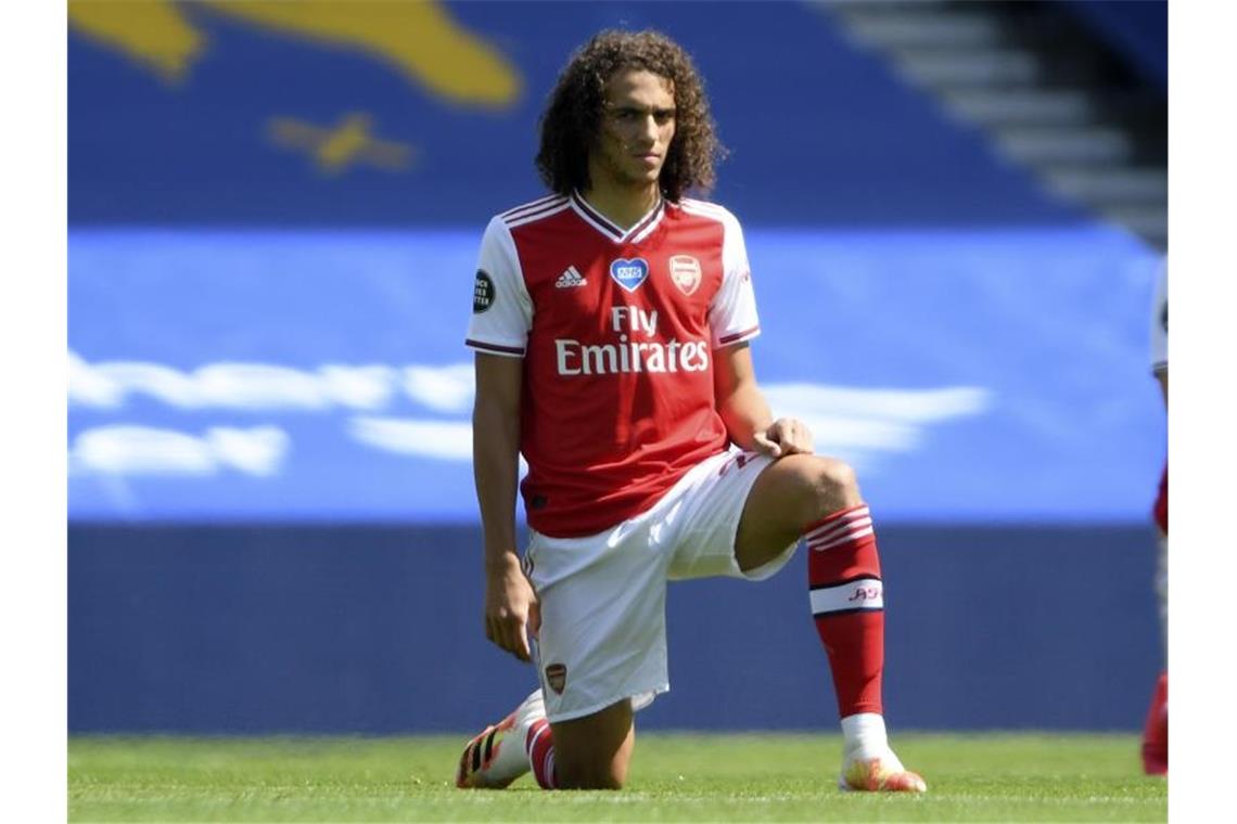 Mattéo Guendouzi ist mit dem Coronavirus infiziert. Foto: Mike Hewitt/Pool Getty/AP/dpa