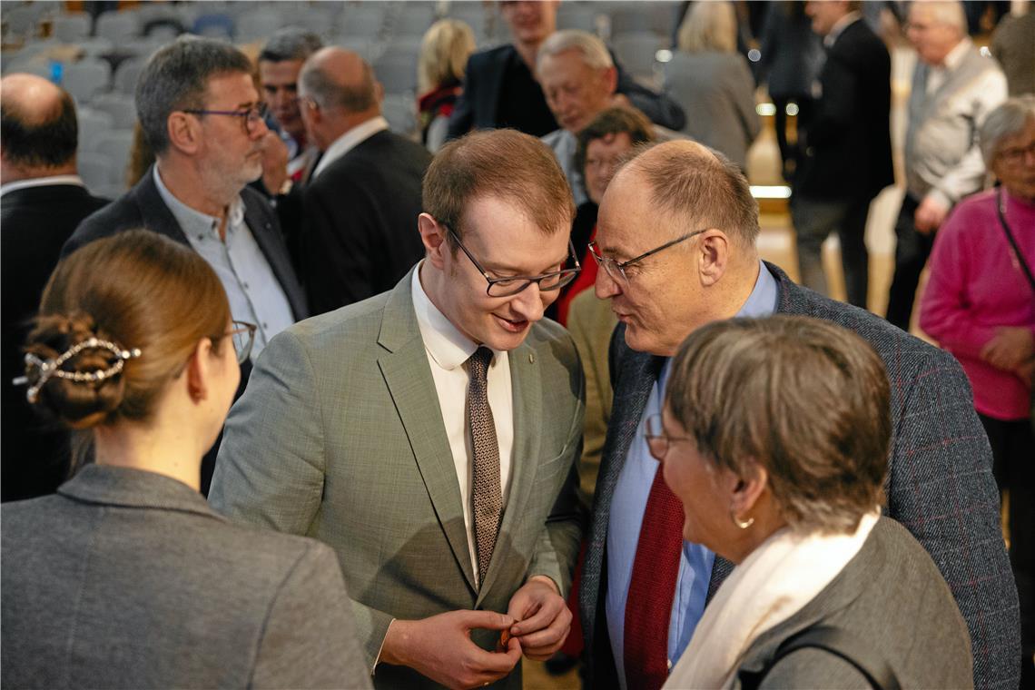 Maximilian Friedrich und Rainer Köpf // 59. Neujahrsempfang der Stadt Backnang a...