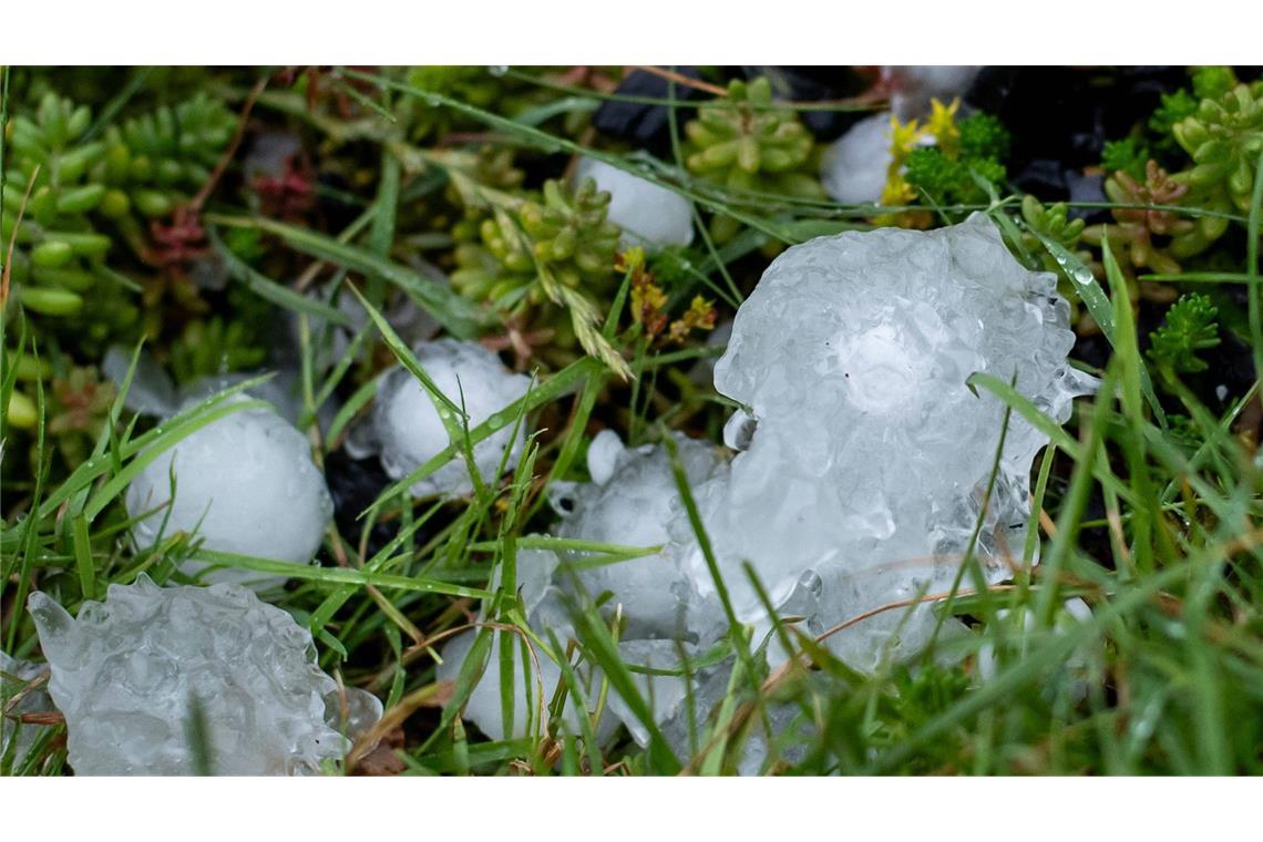 Mehr Hagel und Starkregen durch Klimawandel. (Symbolbild)