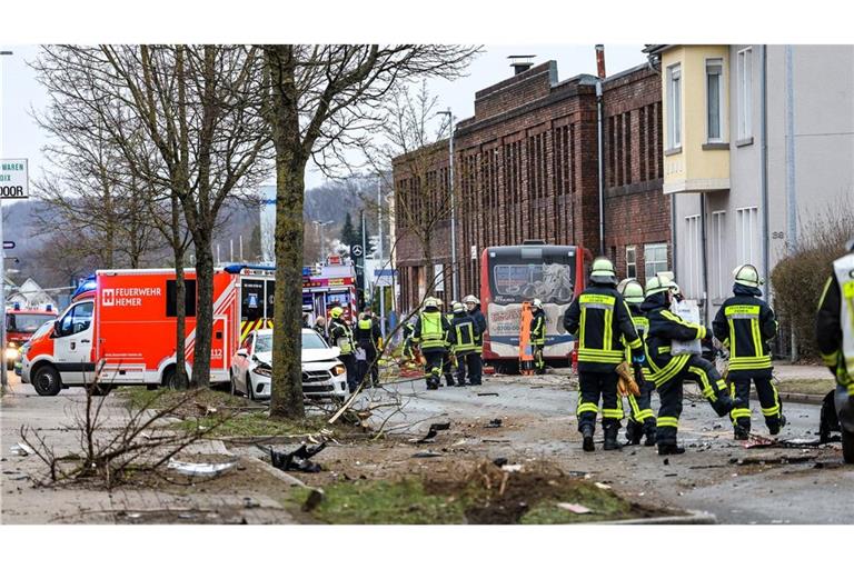 Mehrere Personen sind schwer verletzt worden.