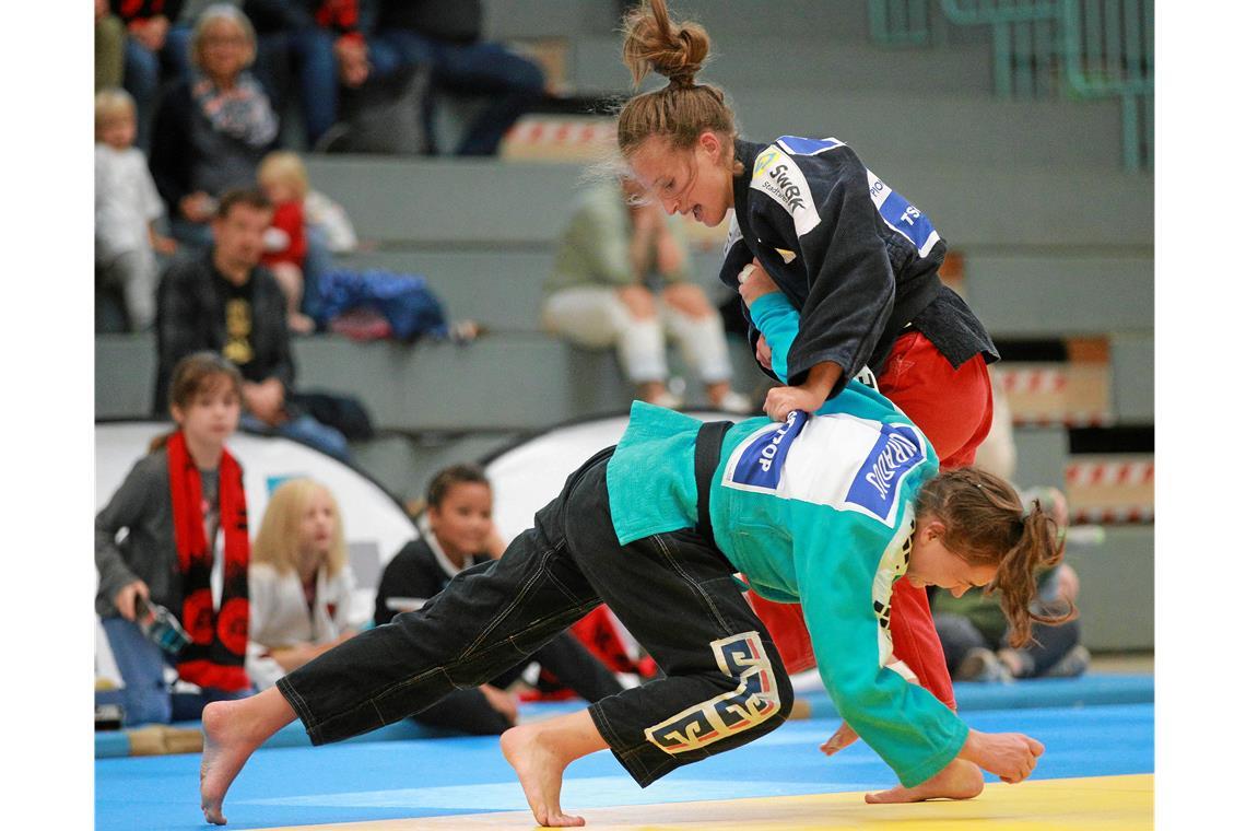 Mehrfach obenauf: die TSG-Judokas und Chiara Serra. Sie erkämpft sich einen Platz im deutschen Frauen-Nationalteam. Foto: Imago