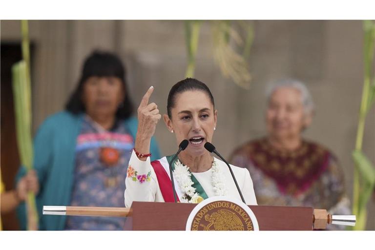 Mexikos Präsidentin Claudia Sheinbaum. (Archivbild)