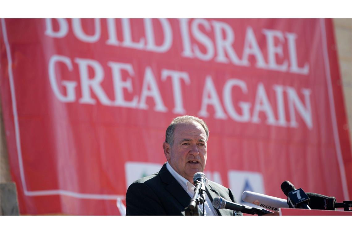 Mike Huckabee soll US-Botschafter in Israel werden. (Archivbild)