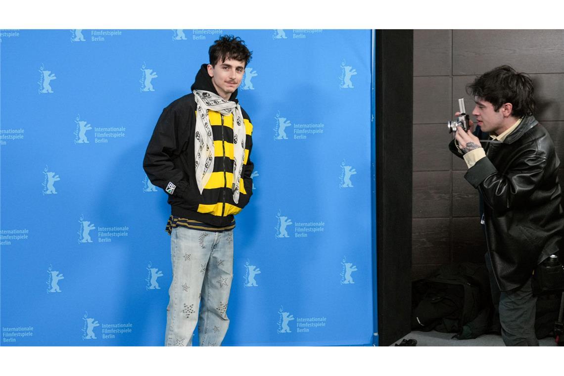 Film über Hamas-Geisel: "Hoffe, dass David etwas fühlt" Mit Spannung wurde der Auftritt von Hollywoodstar Chalamet erwartet.