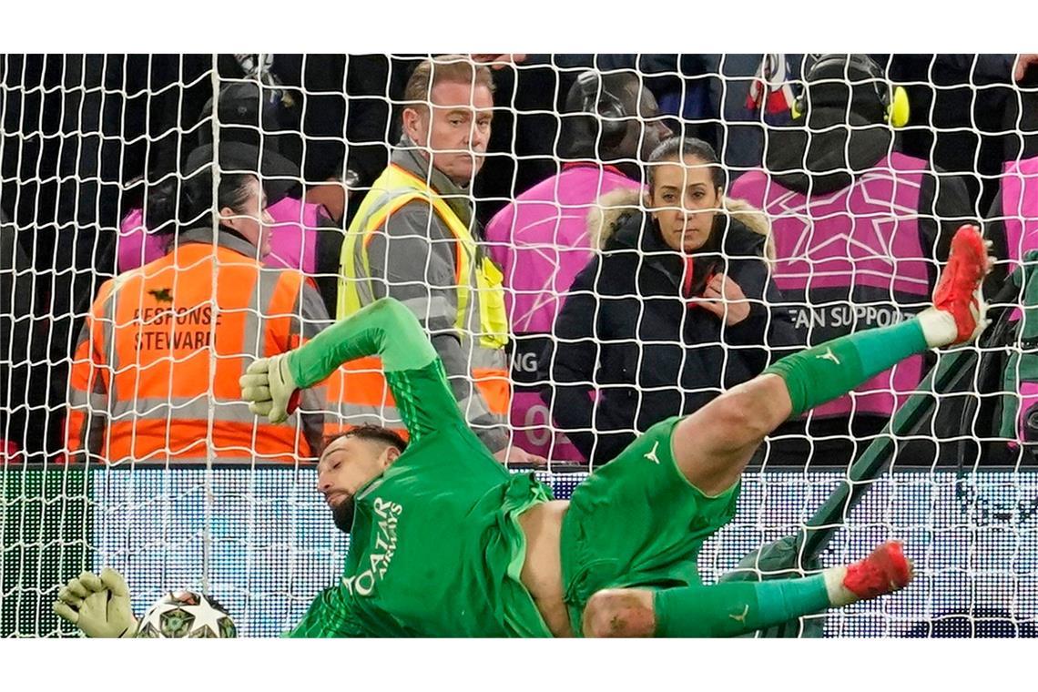 Mit zwei parierten Elfmetern brachte Gianluigi Donnarumma PSG ins Viertelfinale der Champions League.