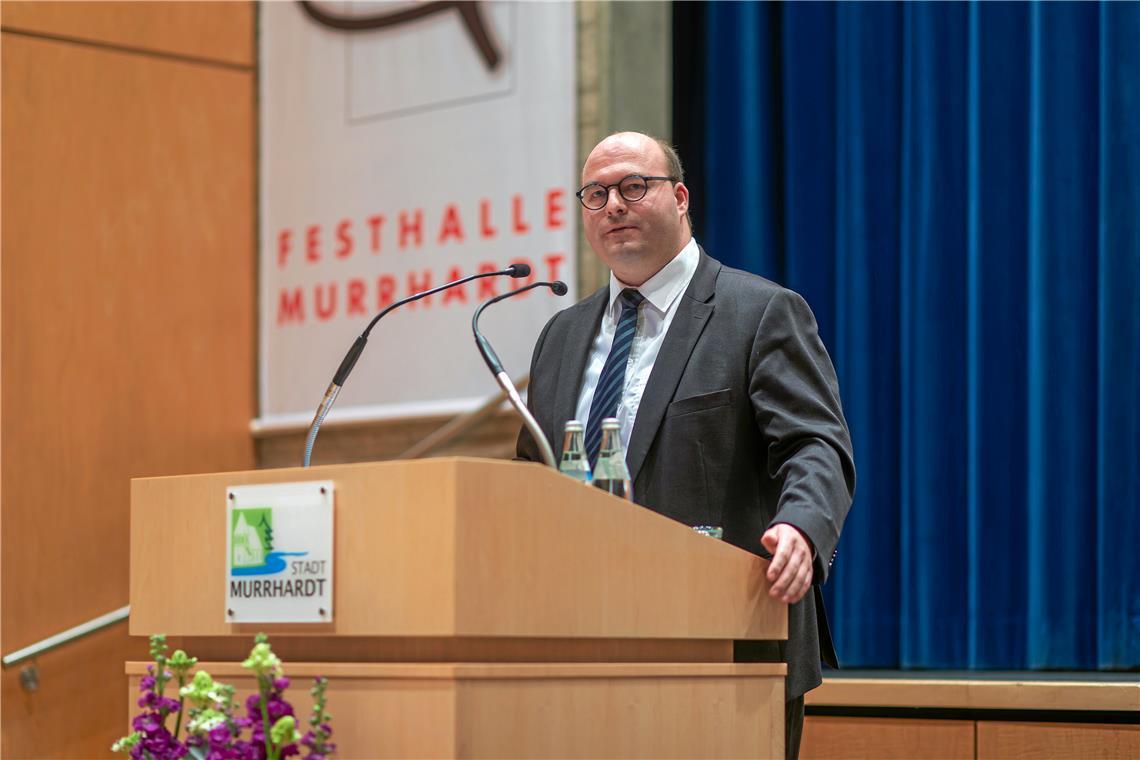 Murrhardts Bürgermeister Armin Mößner fand deutliche Worte. Archivfoto:Stefan Bossow