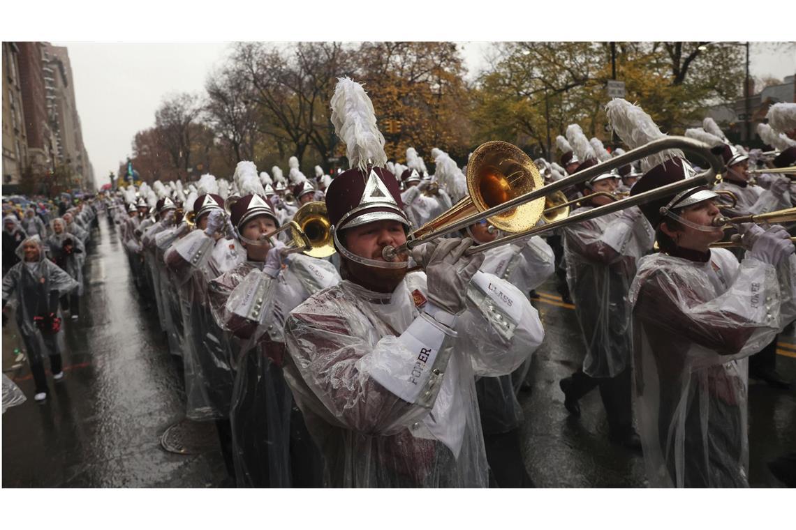 Musikformationen sind auch bei der Macy’s Thanksgiving Day Parade dabei.