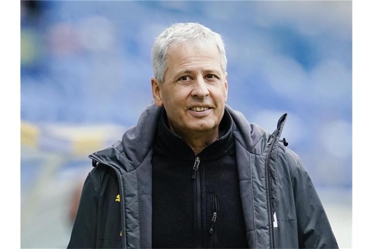 Muss mit Borussia Dortmund zum Königsklassenstart bei Lazio Rom ran: BVB-Coach Lucien Favre. Foto: Uwe Anspach/dpa