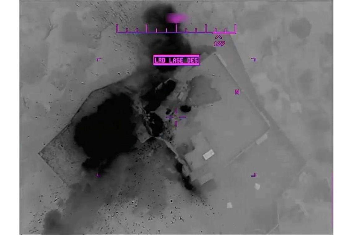 USA veröffentlichen Video von Angriff auf Al-Bagdadi Nach dem Angriff: Der zerbombte Unterschlupf des IS-Anführers. Foto: Uncredited/Department of Defense/AP/dpa