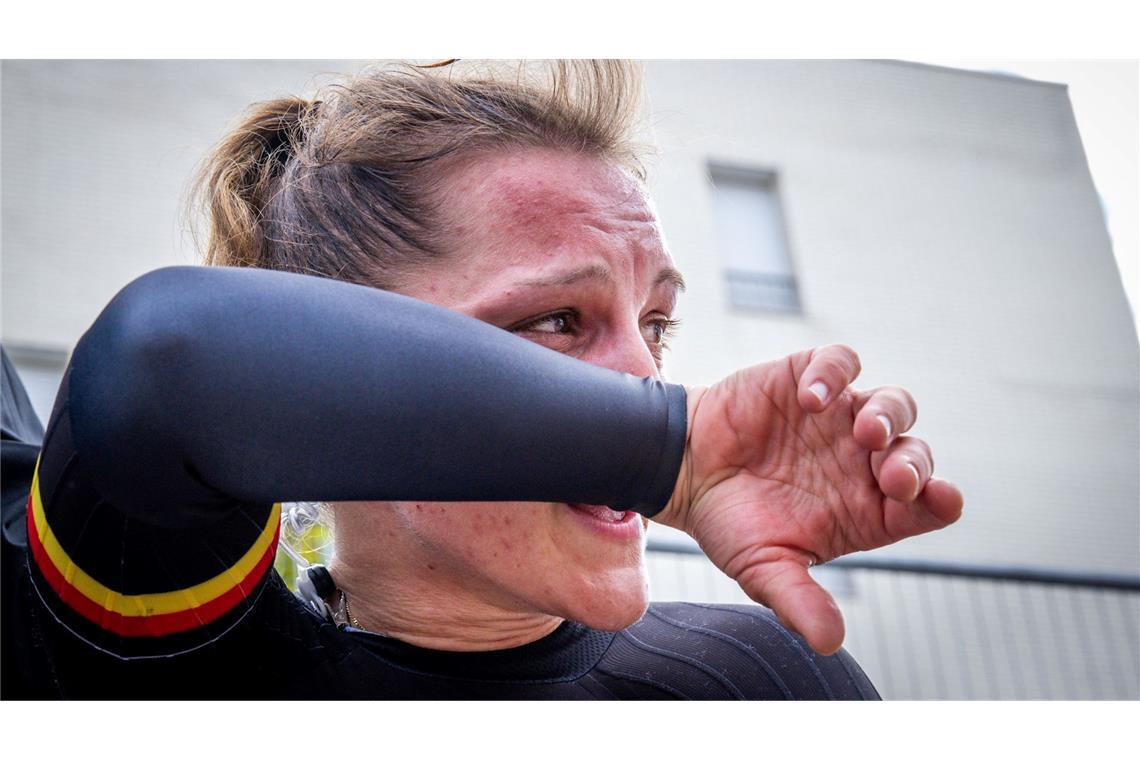 Nach dem Rennen gab es Tränen bei Paralympics-Siegerin Maike Hausberger