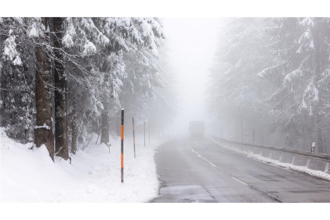 Nach einer längeren Wärmeperiode im Hochschwarzwald hat es in den vergangenen Tagen wieder geschneit - der Winter ist zurück.
