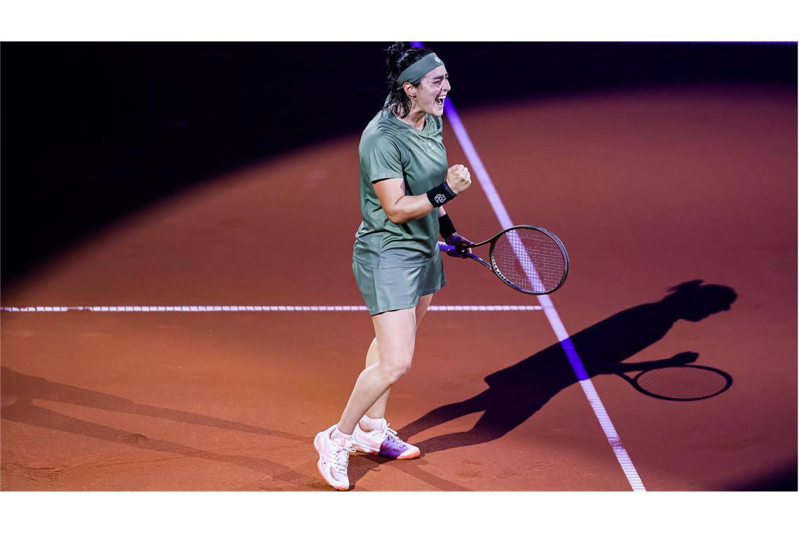 Nach ihrem Sieg gegen die Nummer 16 der Welt bekommt es Jabeur in Stuttgart mit der Italienerin Jasmine Paolini zu tun.