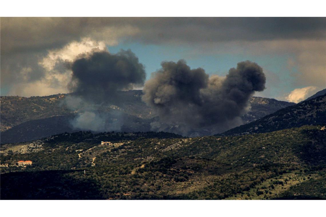 Nach Raketenbeschuss aus dem Libanon griff Israels Luftwaffe im Süden des Nachbarlandes an.