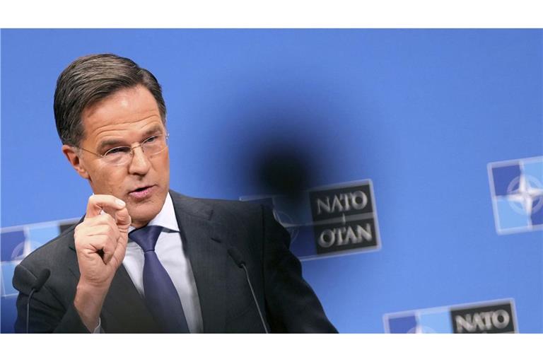 Nato-Chef Rutte fordert eine „enge Beteiligung“ der Ukraine an möglichen Verhandlungen. (Archivbild)