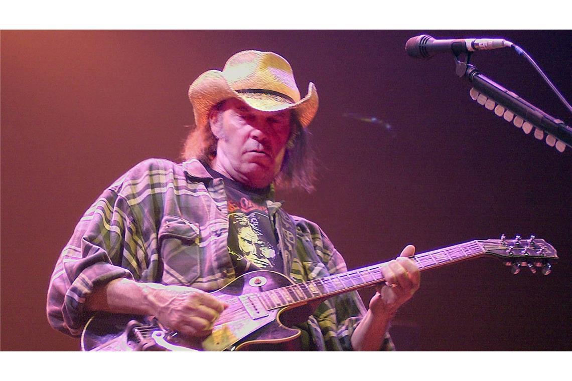 Neil Young im Jahr 2001